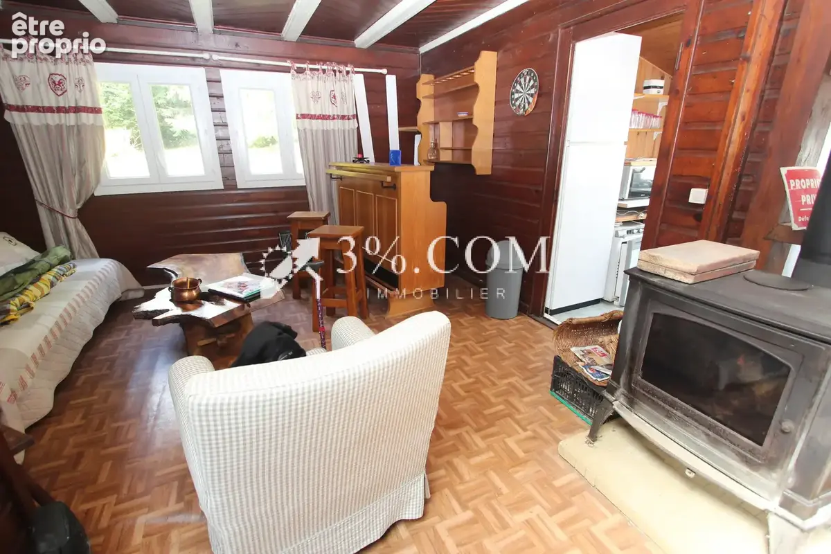 Chalet 56 m2 - 1 chambre - un ruisseau traversant - photo 5
