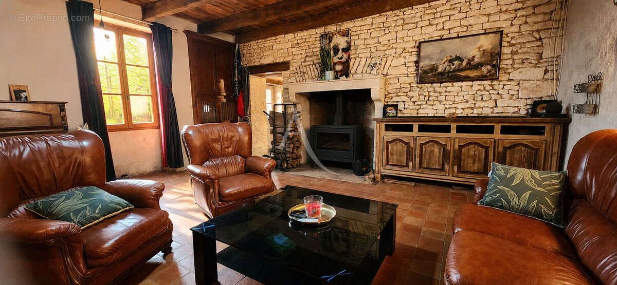 Chaunay - maison pierre - 4 chambres - jardin - photo 2