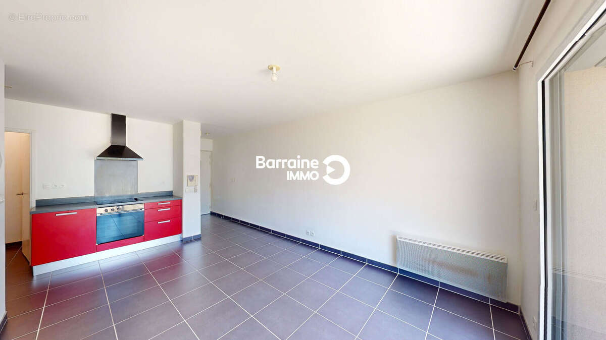 Exclusivite a vendre brest saint marc appartement t2 44 m² avec jardin - residence recente parking securise terrasse de 12 m² ja - photo 3