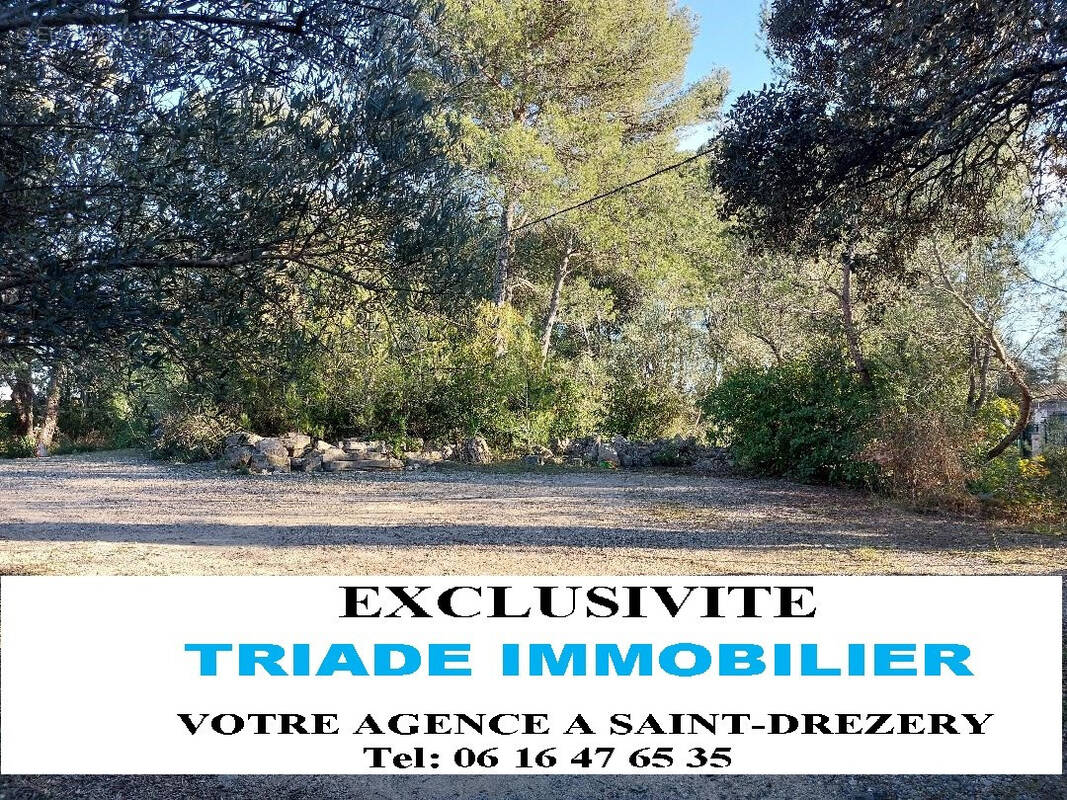 Terrain à SAINT-DREZERY