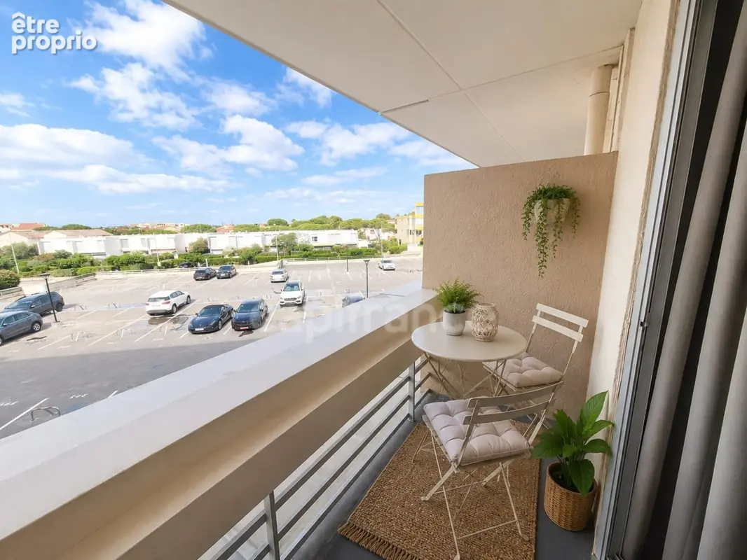 Prix en baisse ! Studio lumineux 4 couchages avec terrasse et vue Canigou – Résidence en bord de mer avec piscine - photo 3