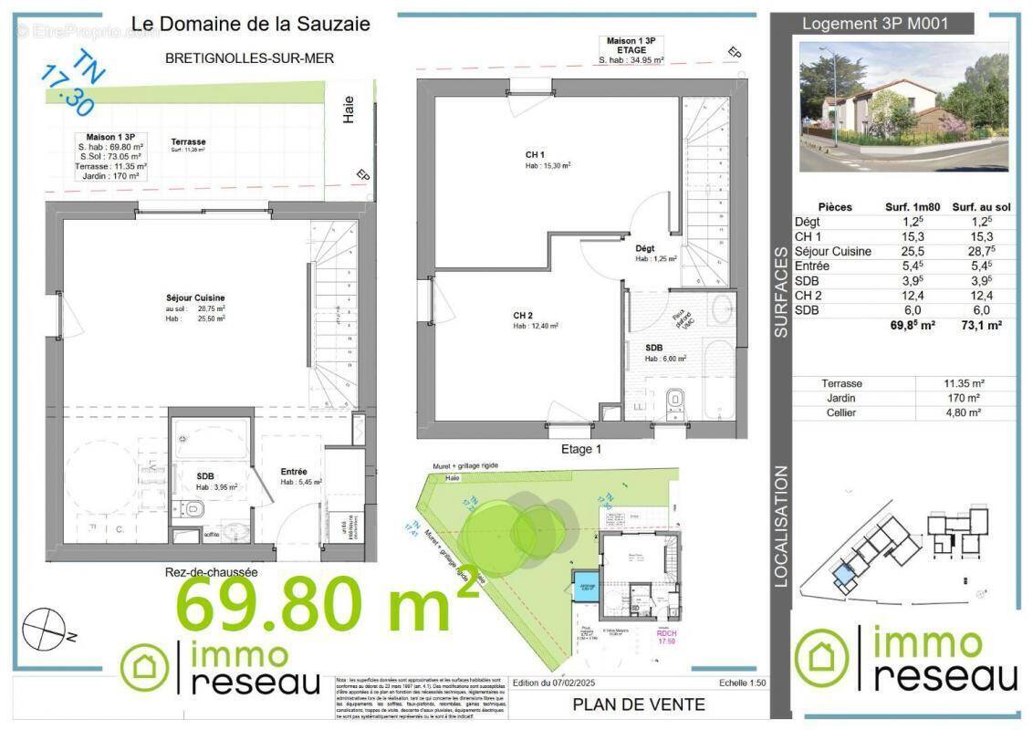 Maison à BRETIGNOLLES-SUR-MER