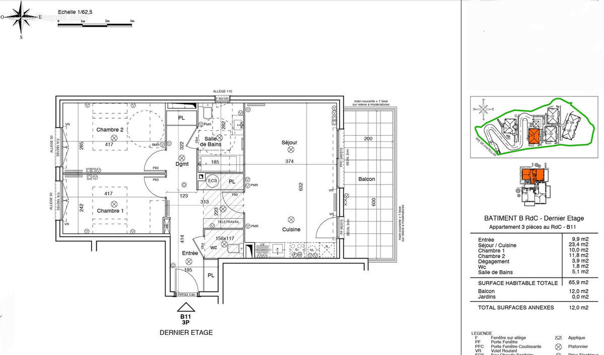 Appartement à MENTON