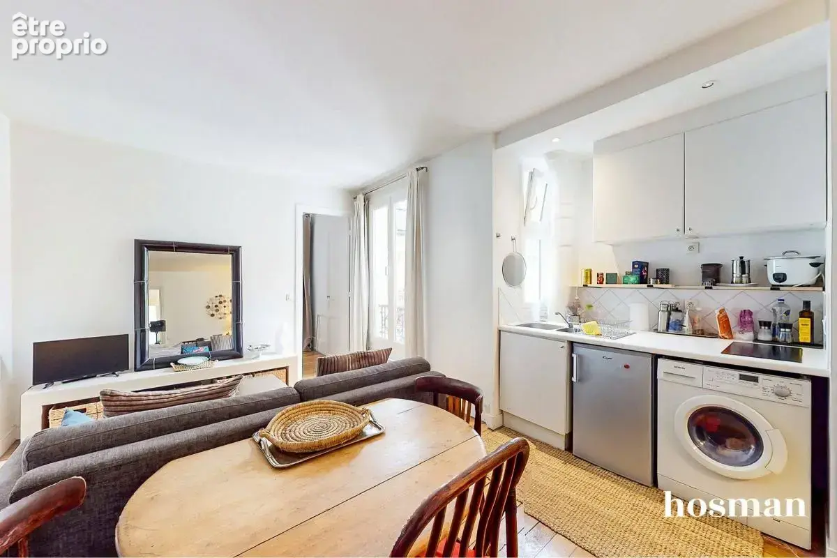 Appartement 2 pièces, calme, lumineux, de 35m² avec cave - Rue Custine, Paris - photo 2