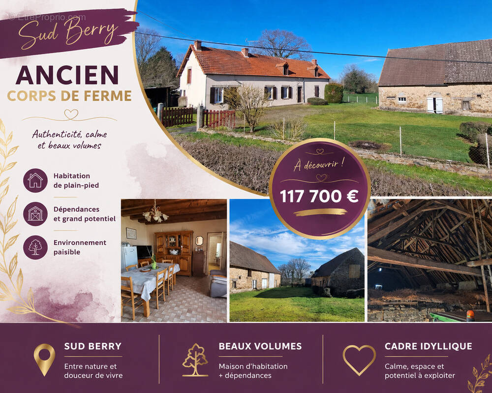 Maison à POULIGNY-NOTRE-DAME