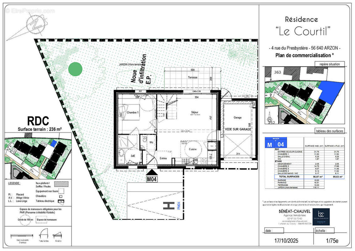ARZON BOURG, Maison neuve T5 - photo 6