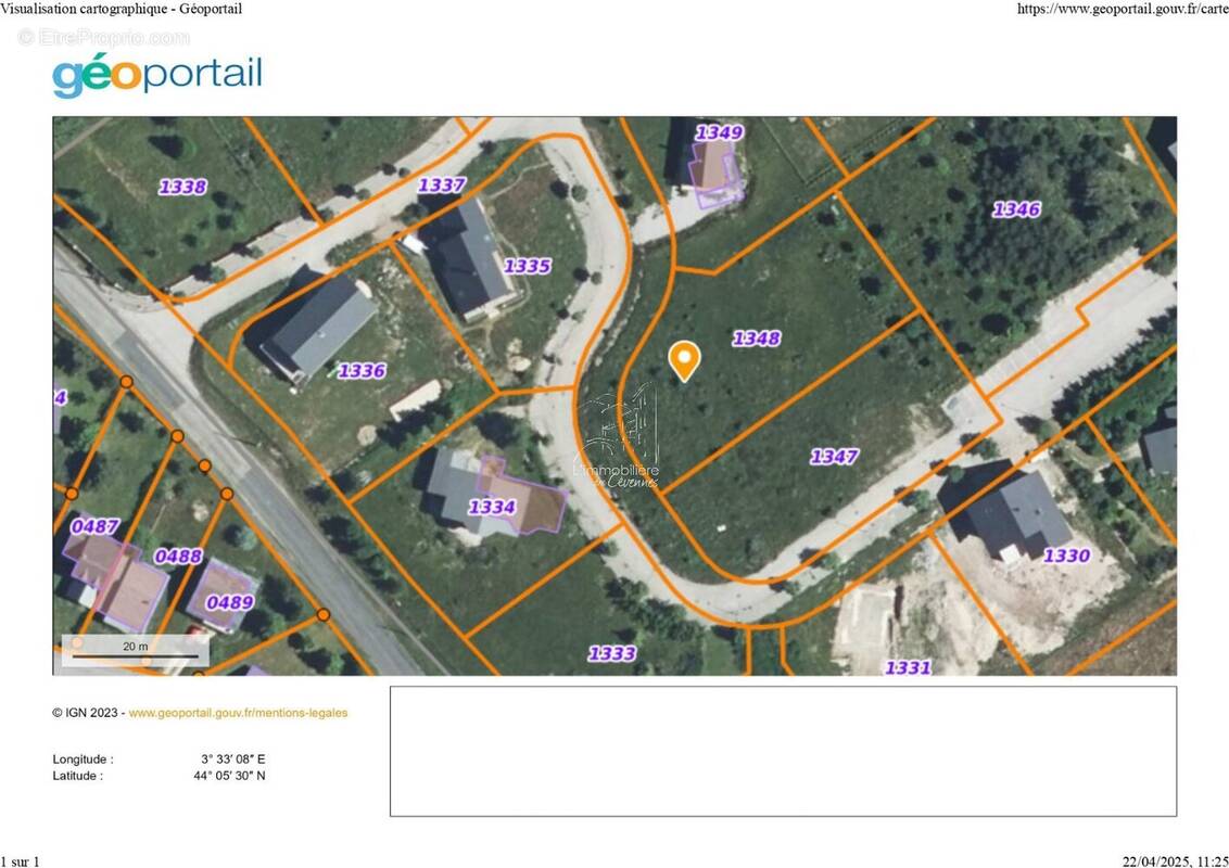 Terrain à VALLERAUGUE