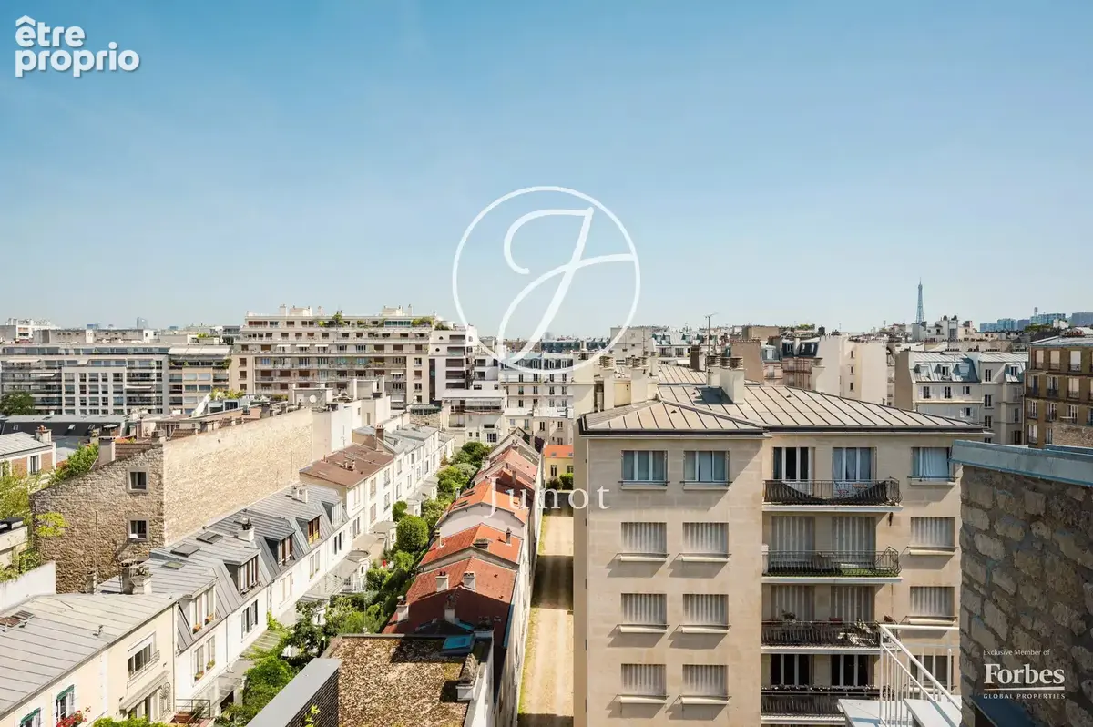 Paris 16e - PARENT DE ROSAN - Appartement  - 3 pièces - 85,04m² Carrez - 2 chambres - Dernier étage - Balcon 11,25 m² - Vue déga - photo 3