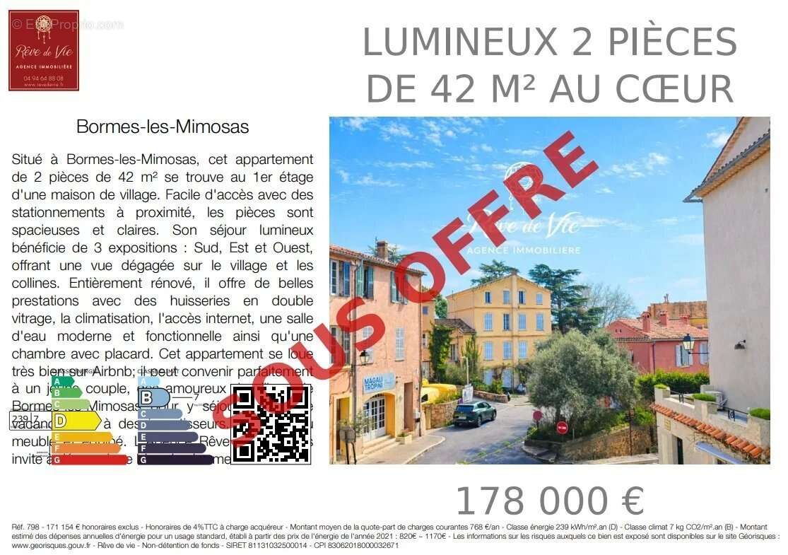 Appartement à BORMES-LES-MIMOSAS