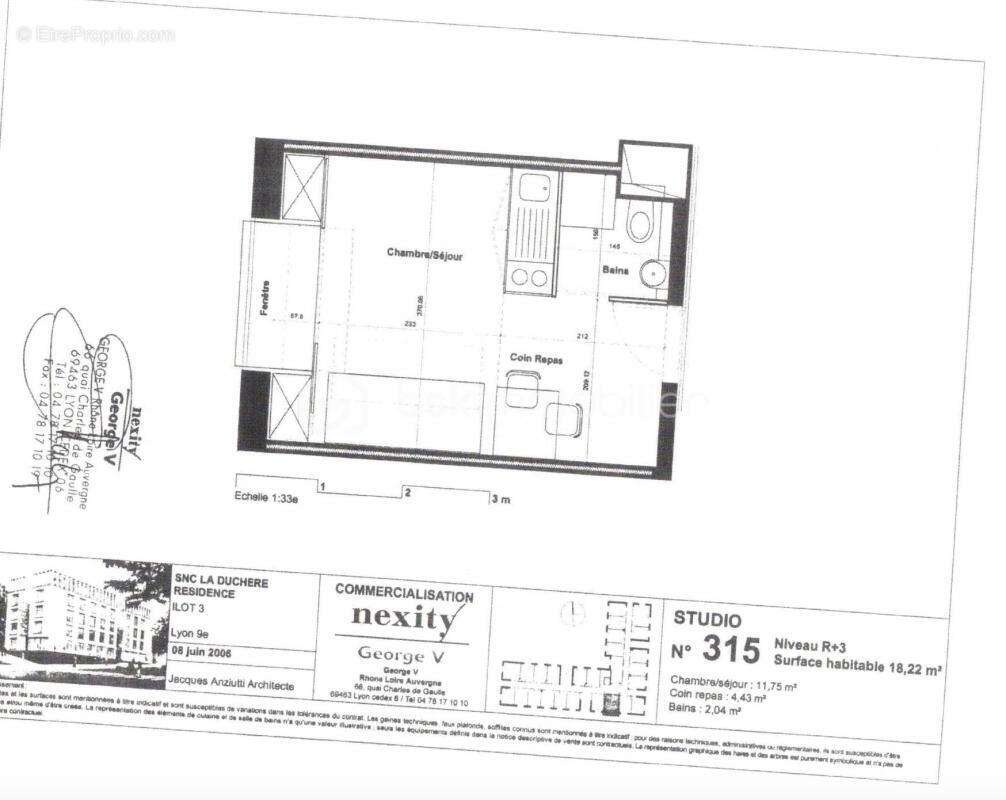Appartement à LYON-9E