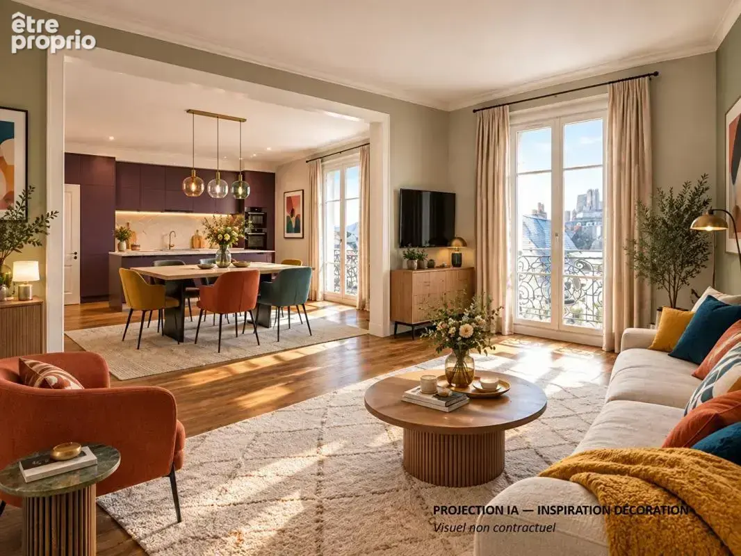 Angers hyper centre - appartement haussmannien - photo 4