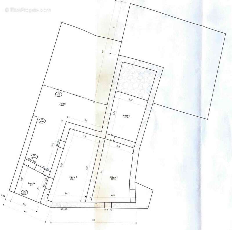 Dpt Pyrénées Orientales (66), à vendre JUJOLS Maison pierres 8 pièces 207 m² à rénover complètement sur terrain 185 m² - photo 15