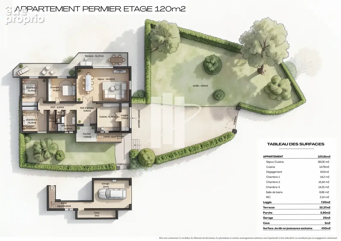 Appartement 4 pièces 118 m² · à Saint-Raphael · 118,2 m² · 576 500 €