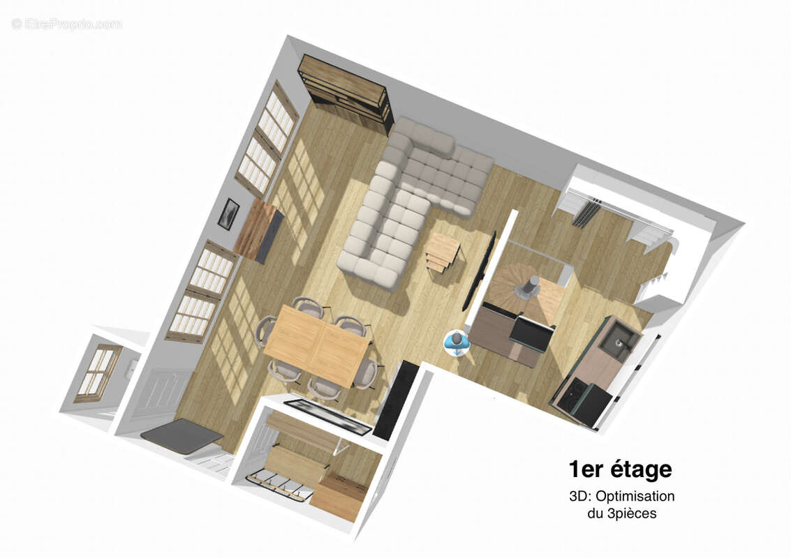Appartement à PARIS-18E