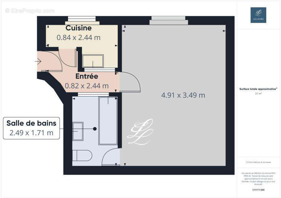 Appartement à PARIS-15E