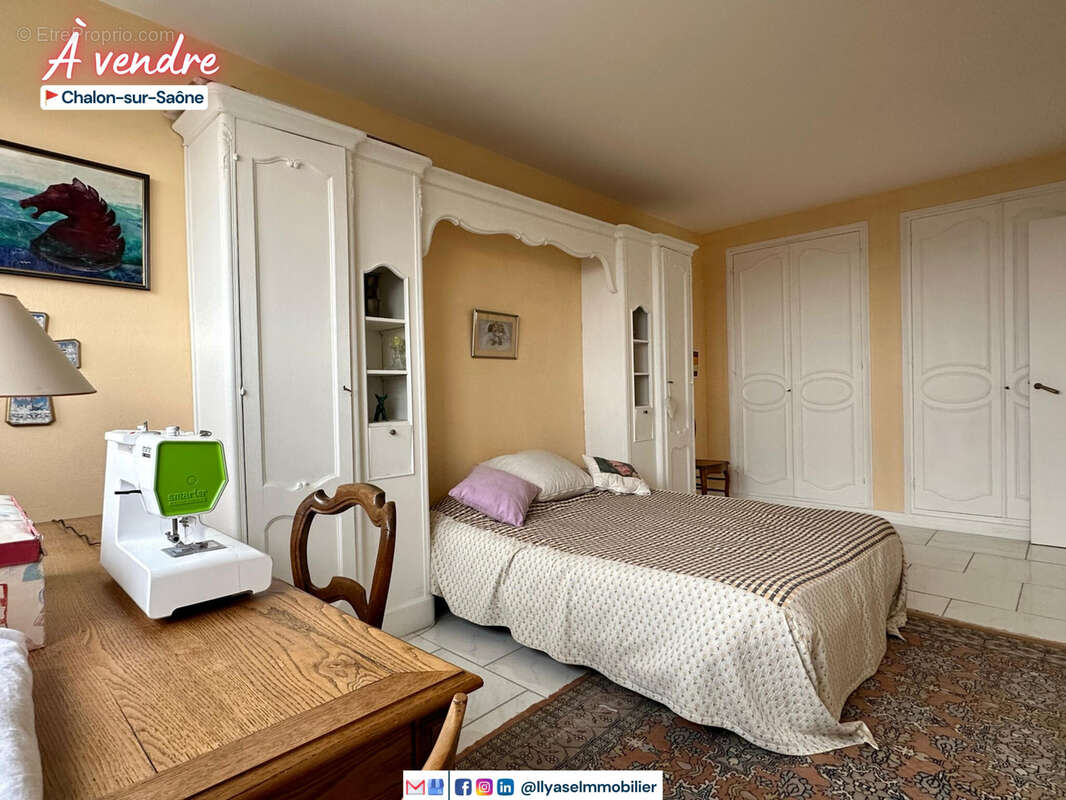 T4  130 m2  double balcon  chalon s/s - photo 18