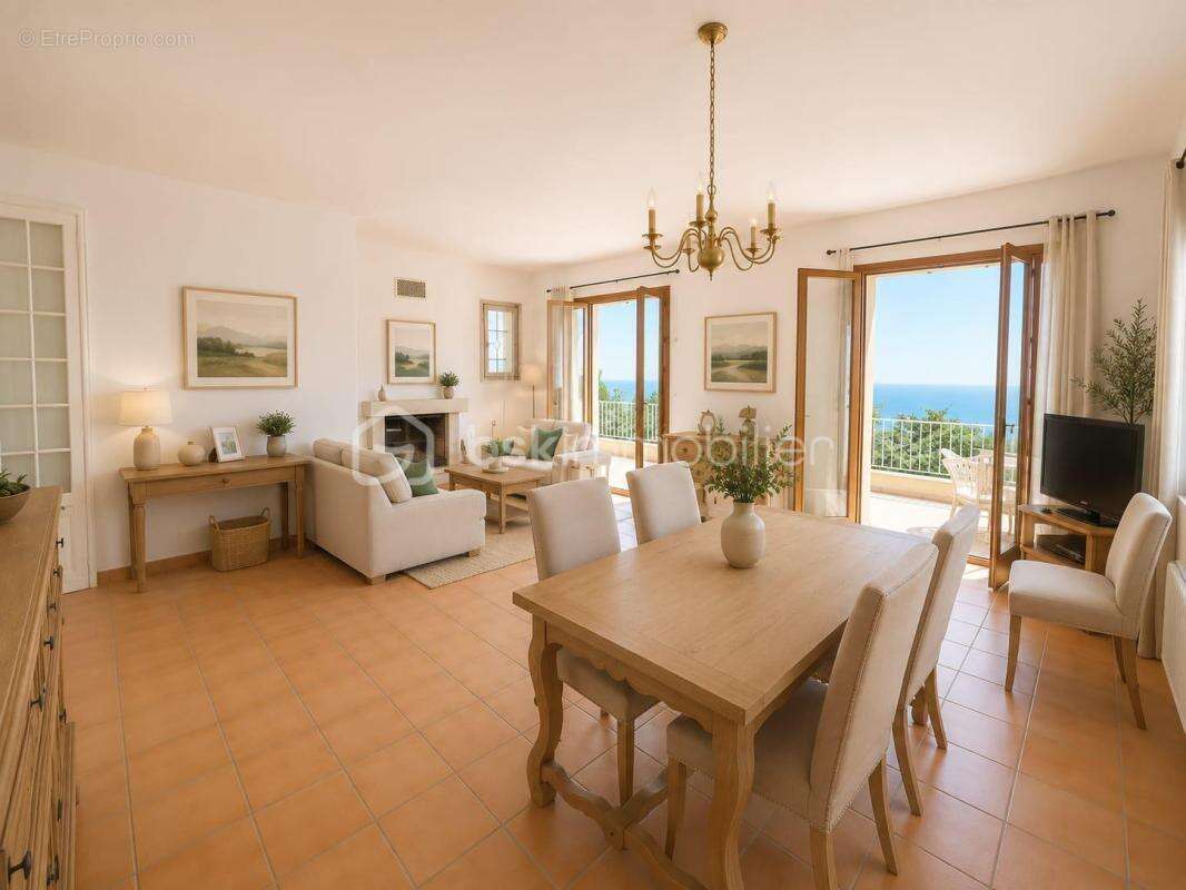 Saint-Jeannet –  propriété avec vue mer panoramique, appartement indépendant et fort potentiel de valorisation - photo 9