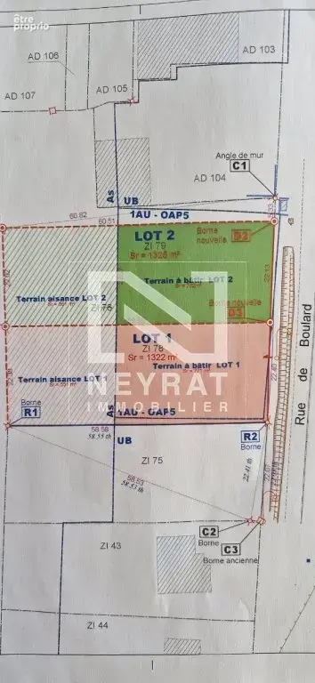Terrain constructible non viabilisé à VILLEBICHOT (LOT 2) - photo 3