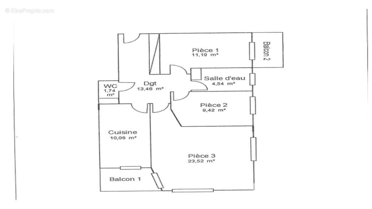 Appartement à ERSTEIN