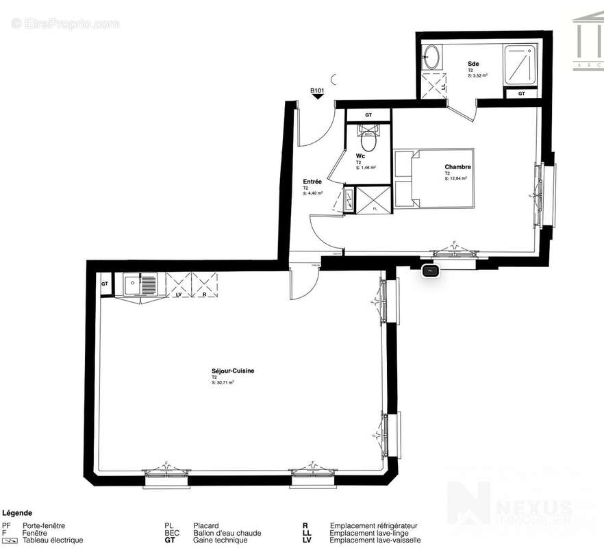 Appartement à LE HOULME