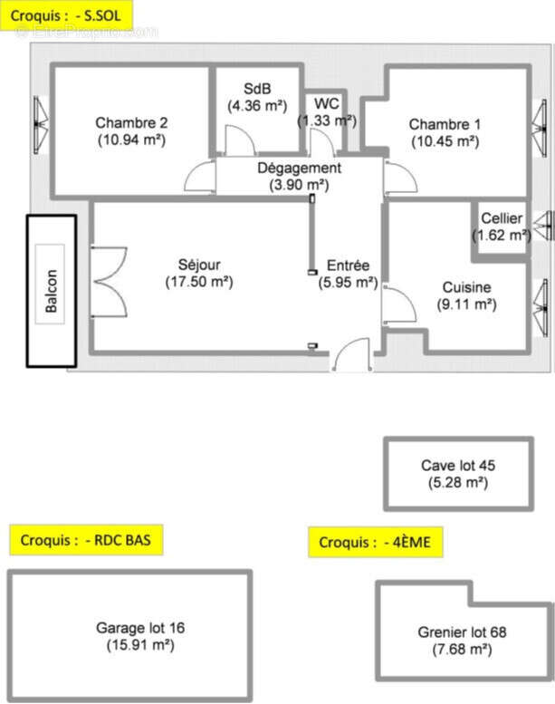 Appartement à SAINT-CLAUDE