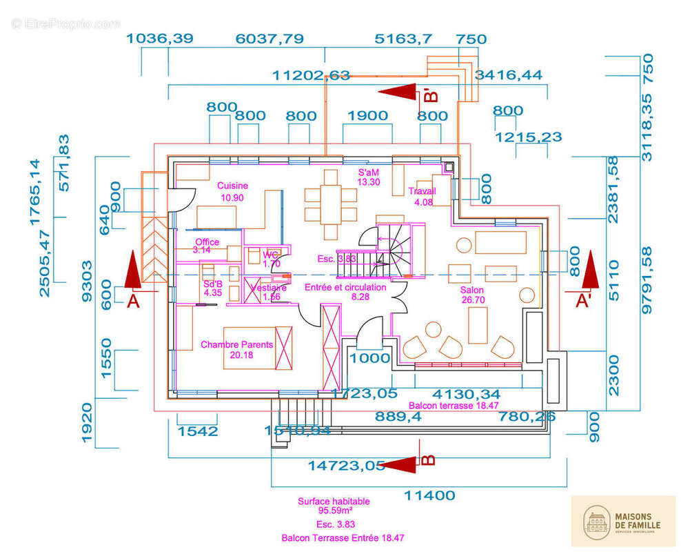 Maison à LOUVECIENNES