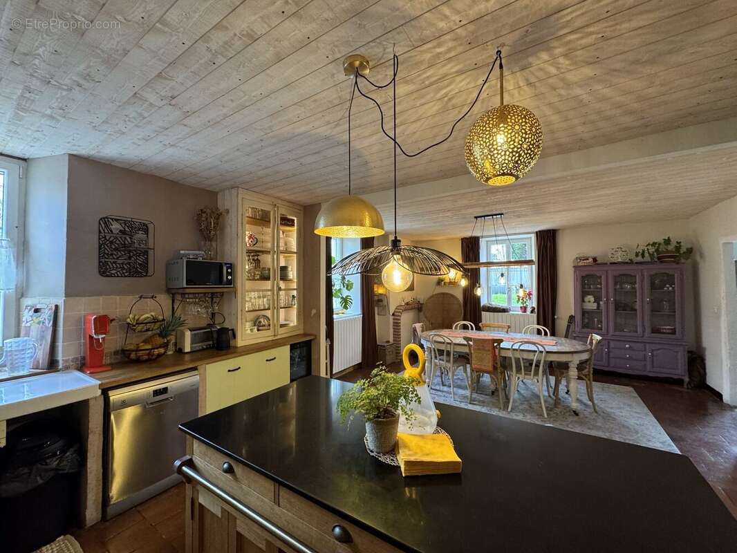 historic house southwest France maison historique Gers cuisine salle à manger kitchen dining room - Maison à BOULOGNE-SUR-GESSE