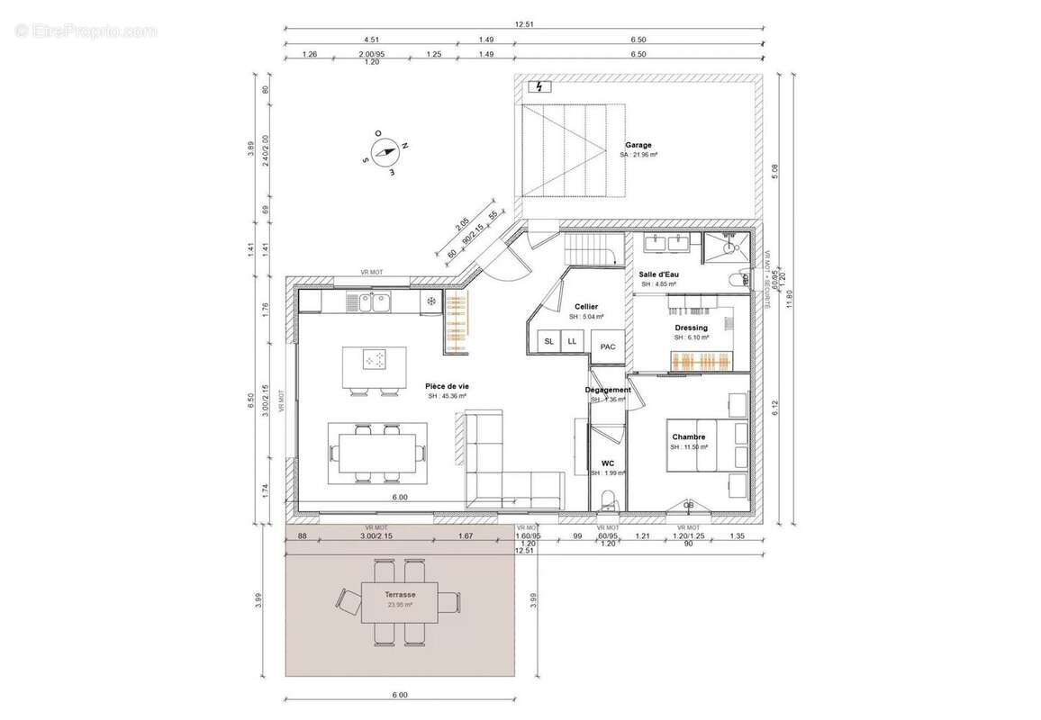 Maison à MONTAMISE