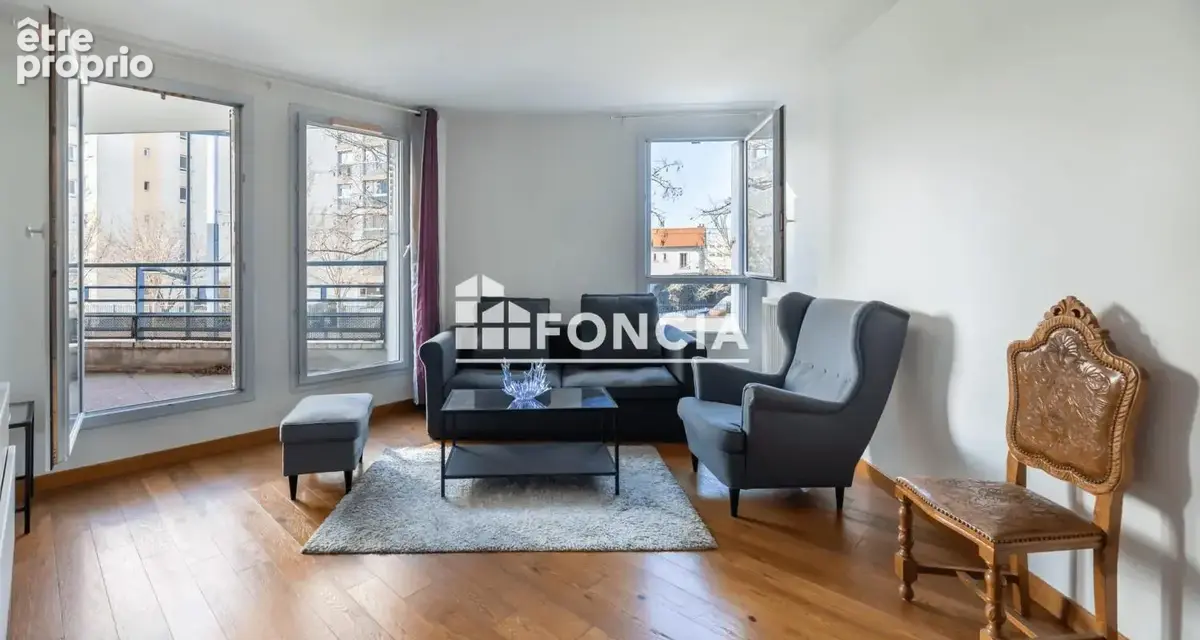 Saint-denis – 4 pièces 74 m² – 3 chambres – balcons – box + parking - photo 3