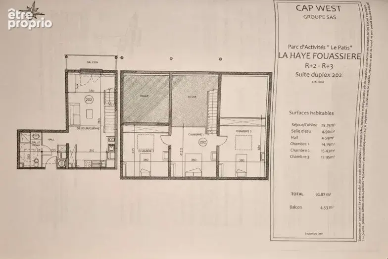 Appartement à LA HAIE-FOUASSIERE