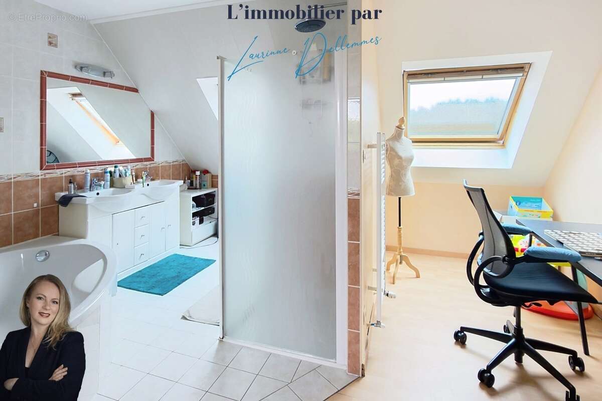 Pavillon individuel semi plain-pied 130 m2, 4 chambres avec garage et son studio indépendant de 30m2 - Thun Saint Amand (59) de  - photo 13