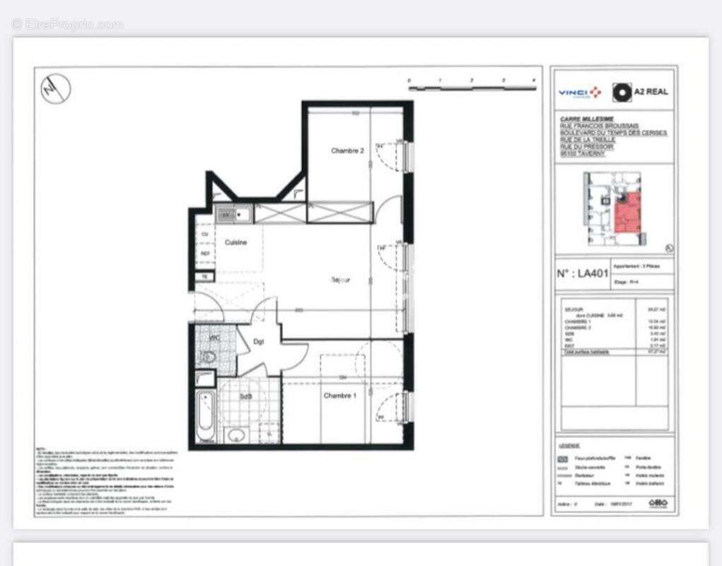 Appartement à TAVERNY
