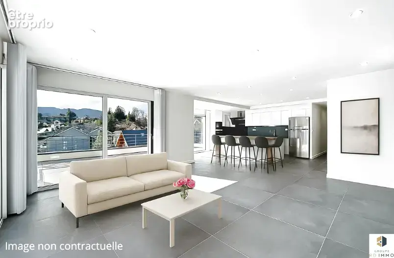 St Jeoire Prieuré - T4 de standing de 135m2 - Toiture terrasse de 170m2 en attique - garage - parking - photo 5