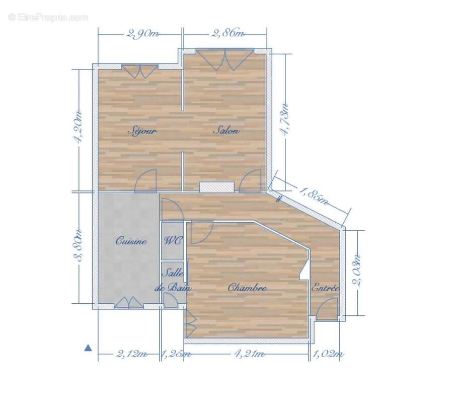 Appartement à PARIS-15E