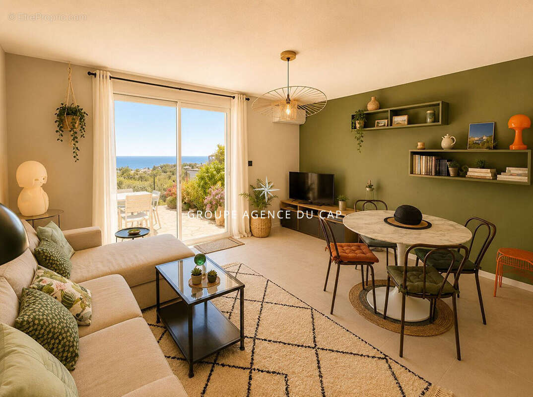 A vendre - mazet 3 pieces de 76m²  vue mer panoramique - les issambres - photo 2