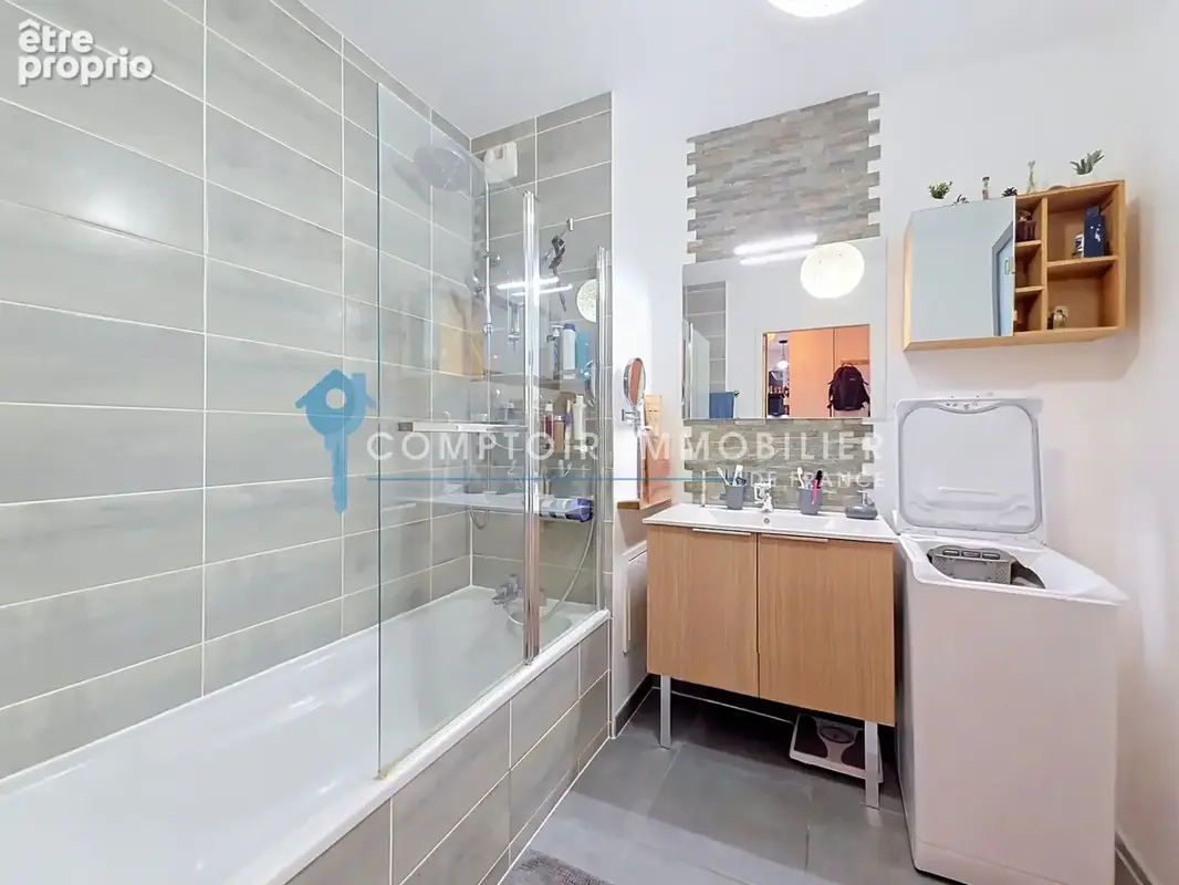Appartement t3 a vendre - crolles 38920 - residence pmr de 2021 - terrasse vue belledonne - agence immobiliere - photo 9