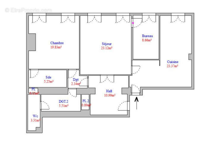 Appartement à MARSEILLE-1E