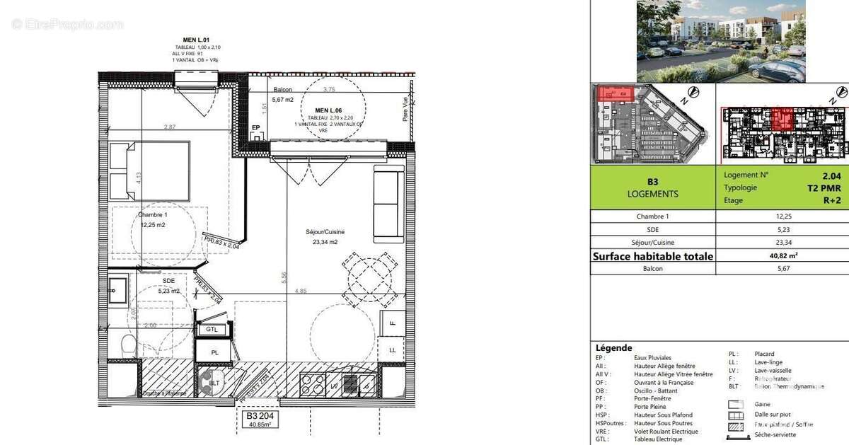Photo 6 - Appartement à BRETTEVILLE-SUR-ODON