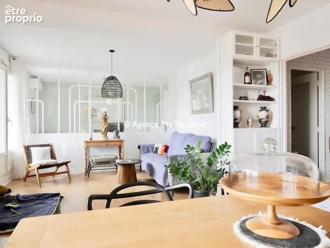 Toulouse, Déodat de Séverac, T4 de 95m2 familial traversant avec terrasse de 30m2 et garage - photo 15
