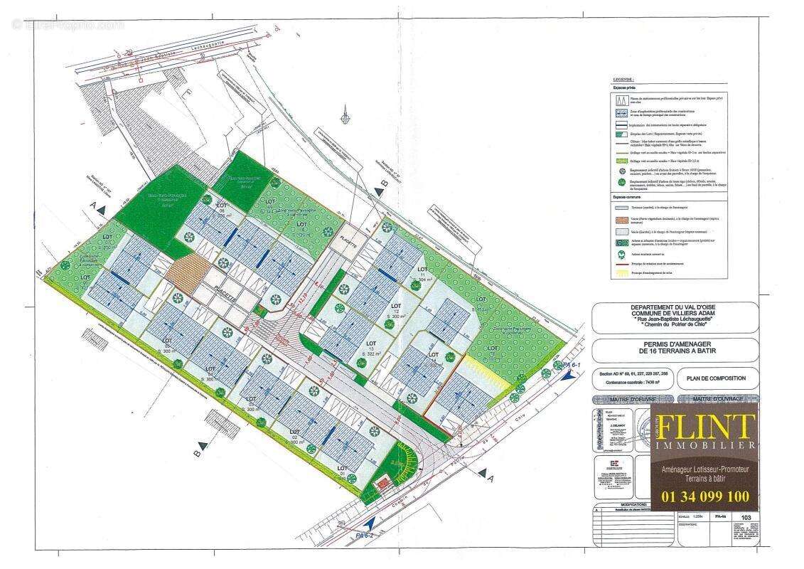 Terrain à VILLIERS-ADAM