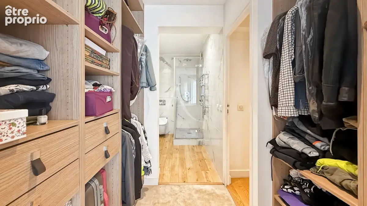 Paris 16e  henri heine  3 pièces 92 m²  5e étage balcon sur jardin - photo 11