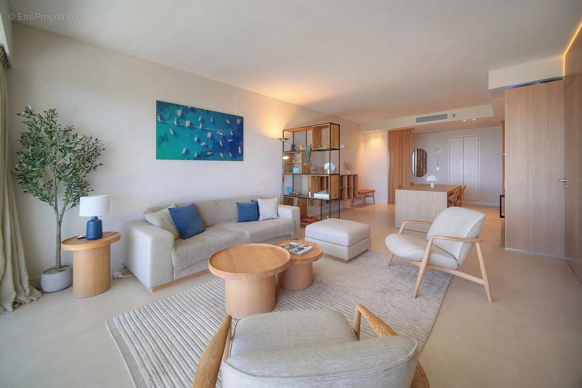 Superbe 4 P Vue panoramique mer Résidence de prestige Cannes Californie - photo 17