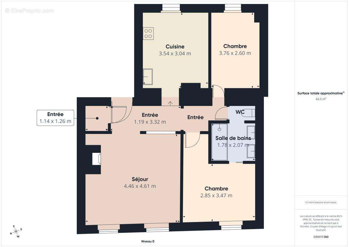 Appartement belle luminosité naturelle en vente à Callian (83440) - photo 12