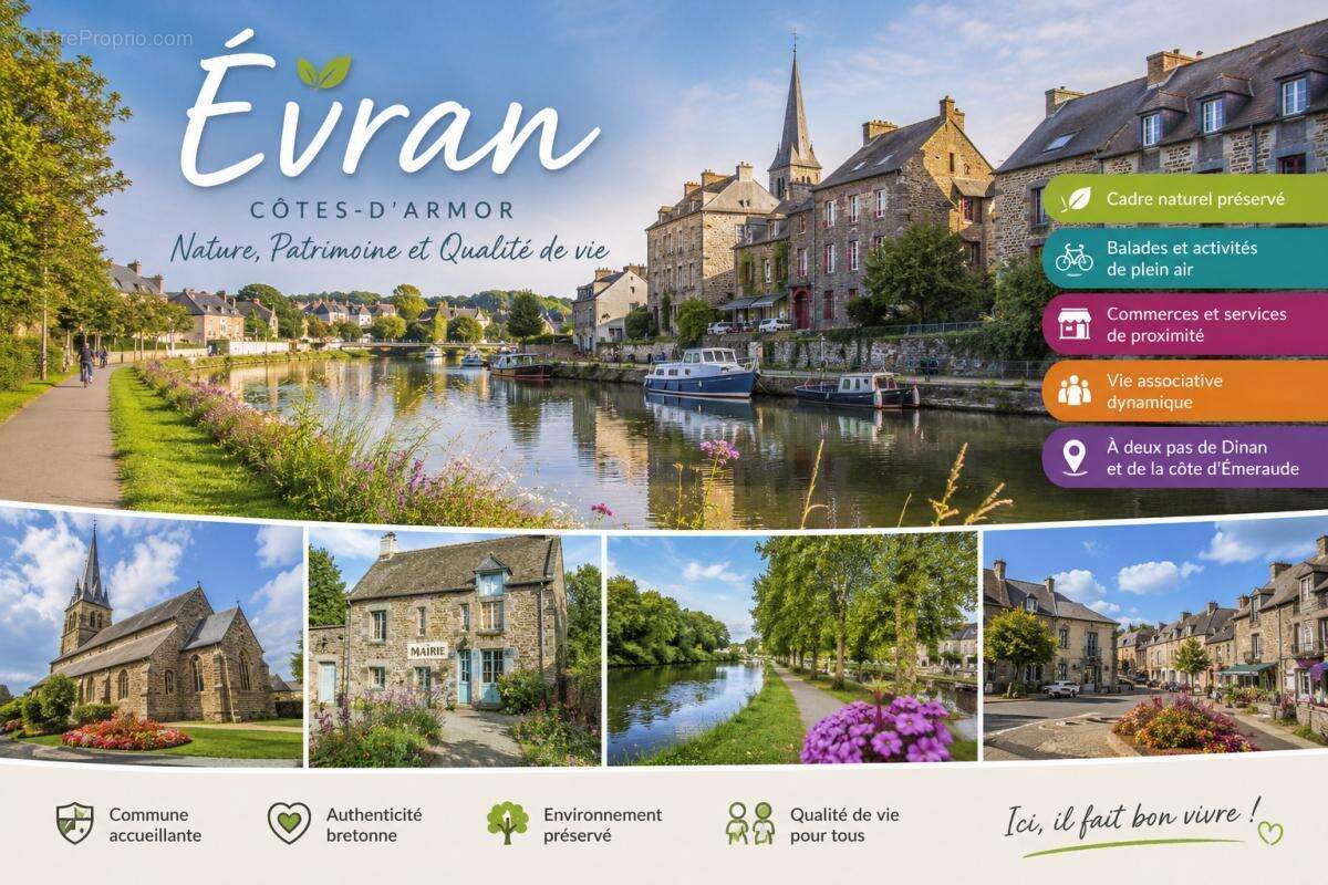 Terrain de 227m² sur la commune d evran - photo 2