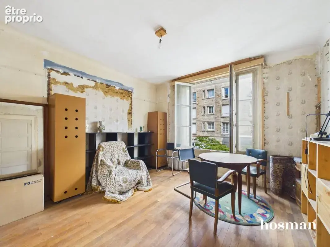 Appartement traversant 3 pièces de 70 m² à rénover - Rue d'Angoumois, Nantes - photo 7