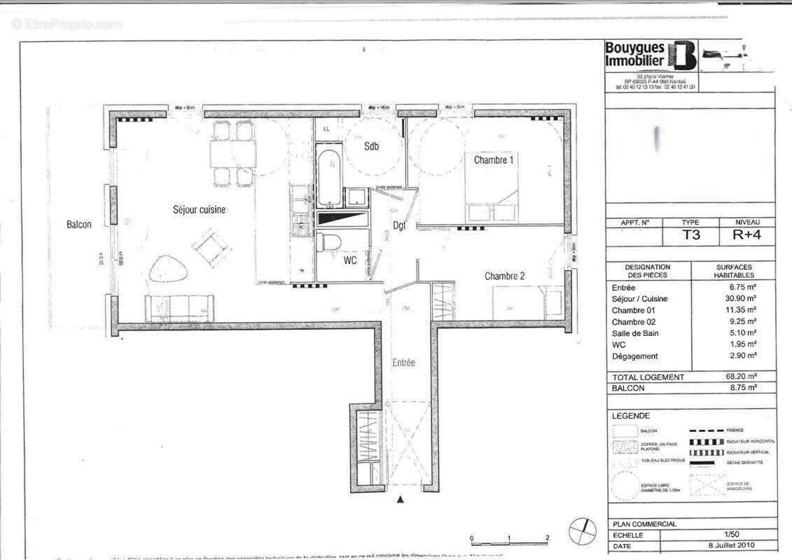 Appartement à NANTES