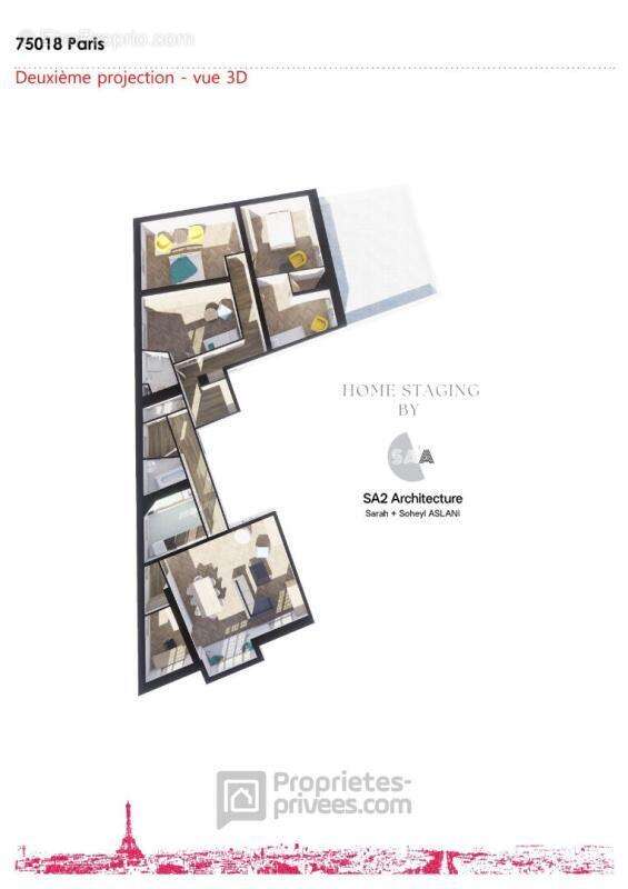 Appartement à PARIS-18E