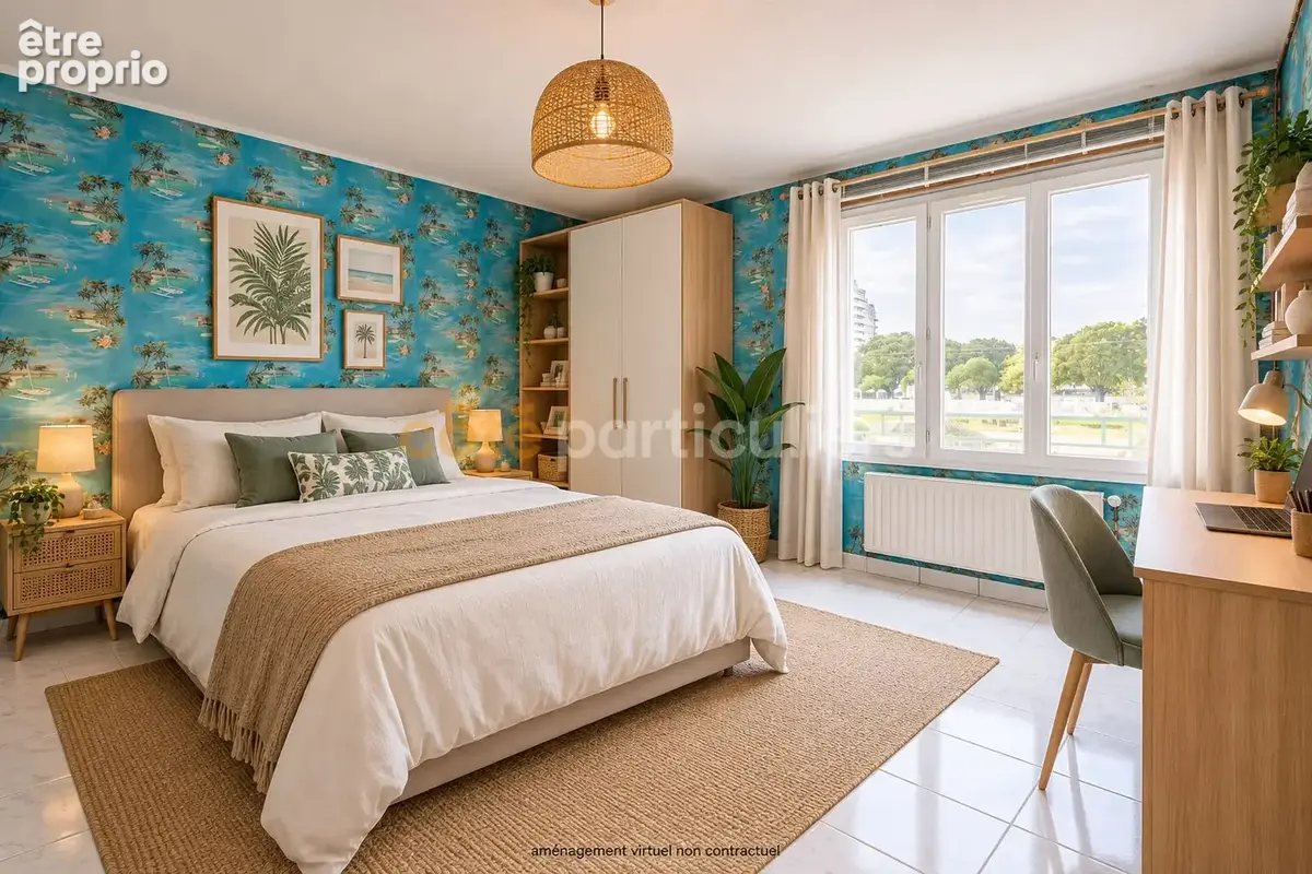 Nantes centre- appartement--grand 2 pieces de 62 m² avec loggia-- cave--garage ferme - photo 6