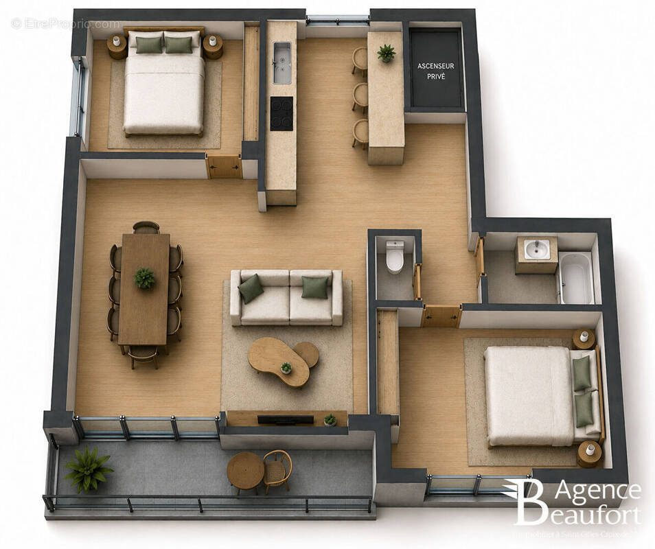 Appartement à SAINT-GILLES-CROIX-DE-VIE