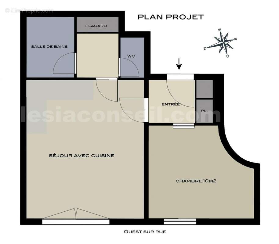 fria3-erni-pl proj - Appartement à PARIS-14E